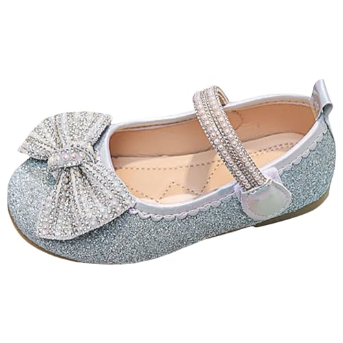 Sandalen Mädchen Sommer Prinzessin Schuhe Bogen Damenschuhe Trekkingsandalen Kinder Flache Sandaletten Anti-Rutsch Klettverschluss Sommerschuhe Zehenschutz Pantoletten Römersandalen Stitch Sandalen von Generisch