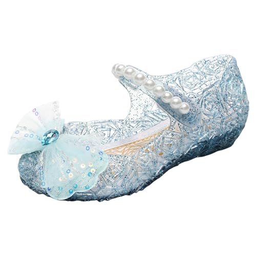 Sandalen Mädchen Sommer Prinzessin Schuhe Geblümt Sommerschuhe Zehenschutz Kinder Weichen Sohlen Sandaletten Anti-Rutsch Anti-Rutsch Klettverschluss Strand Bogen Damenschuhe Outdoor Trekkingsandalen von Generisch