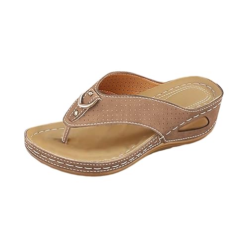 Sandalen Sommer Elegant Keilsandalen Damen Plateau Zehensandalen Große Größen Zehentrenner Sandalette Europäischen Und Amerikanischen Sandalen Fashion Sandals Für Strand Urlaub Beach Flip Flops Sandalen Sommer Elegant Keilsandalen Damen Plateau Zehensandalen Große Größen Zehentrenner Sandalette Europäischen Und Amerikanischen Sandalen Fashion Sandals Für Strand Urlaub Beach Flip Flops von Generisch