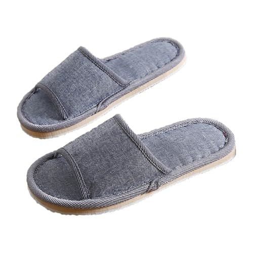 Sandalen für Paare, für den Innenbereich, flache Hausschuhe für Herren und Damen, modische Schuhe, leger, Damen-Slipper, Größe 42, navy, 39 EU Sandalen für Paare, für den Innenbereich, flache Hausschuhe für Herren und Damen, modische Schuhe, leger, Damen-Slipper, Größe 42, navy, 39 EU von Generisch