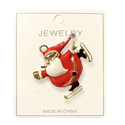Schal Brosche Weihnachtsbrosche, Mann, Weihnachtsbaum, Weihnachtsdekoration, Tropfabzeichen, Zubehör, personalisierte Kleidung, Tasche, Schmuck, Brosche, Geschenkbrosche Blumenbrosche (Red, One Size) Schal Brosche Weihnachtsbrosche, Mann, Weihnachtsbaum, Weihnachtsdekoration, Tropfabzeichen, Zubehör, personalisierte Kleidung, Tasche, Schmuck, Brosche, Geschenkbrosche Blumenbrosche (Red, One Size) von Generisch