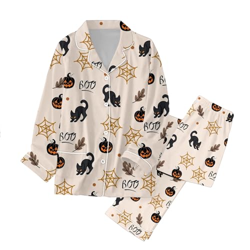 Schlafanzug Damen Shorty Nachtwäsche Satin Sommer Hausanzug Baumwolle Pyjama Aesthetic Kurz Bloody Schlafanzug Damen Shorty Nachtwäsche Satin Sommer Hausanzug Baumwolle Pyjama Aesthetic Kurz Bloody von Generisch