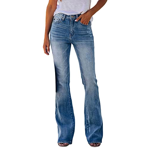 Schlaghose Damen Jeans - Damen Jeans mit Stickerei Blumen Vintage Stickerei Jeanshose Schlaghose Stretch Bootcut High Waist Röhrenjeans Schlagjeans Jacquard Y2k Jeans Ausgestellte Freizeithose Schlaghose Damen Jeans - Damen Jeans mit Stickerei Blumen Vintage Stickerei Jeanshose Schlaghose Stretch Bootcut High Waist Röhrenjeans Schlagjeans Jacquard Y2k Jeans Ausgestellte Freizeithose von Generisch