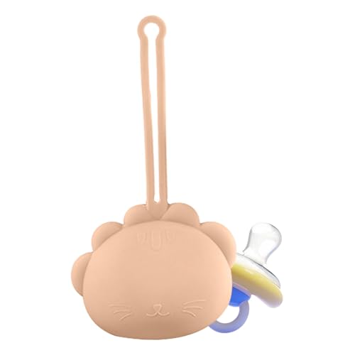 Schnullerhalter für Ausflüge, Baby-Schnuller-Organizer, Schnullertasche, Schnuller-Organizer für Reisen, Schnullerhalter in Tierform, Schnuller-Etui mit Umhängeband, tragbares Baby-Schnuller-Etui Schnullerhalter für Ausflüge, Baby-Schnuller-Organizer, Schnullertasche, Schnuller-Organizer für Reisen, Schnullerhalter in Tierform, Schnuller-Etui mit Umhängeband, tragbares Baby-Schnuller-Etui von Generisch
