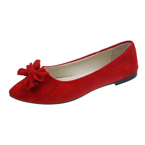 Schuhe Damen Wasserdicht Gr. 39,Frauen Flachschuhe Spitze Flache Mund Weicher,Frühling Herbst Stil Leichtgewicht Boden Bogen Einzelschuhe Tägliche Pendelbootschuhe Schuhe Damen Wasserdicht Gr. 39,Frauen Flachschuhe Spitze Flache Mund Weicher,Frühling Herbst Stil Leichtgewicht Boden Bogen Einzelschuhe Tägliche Pendelbootschuhe von Generisch