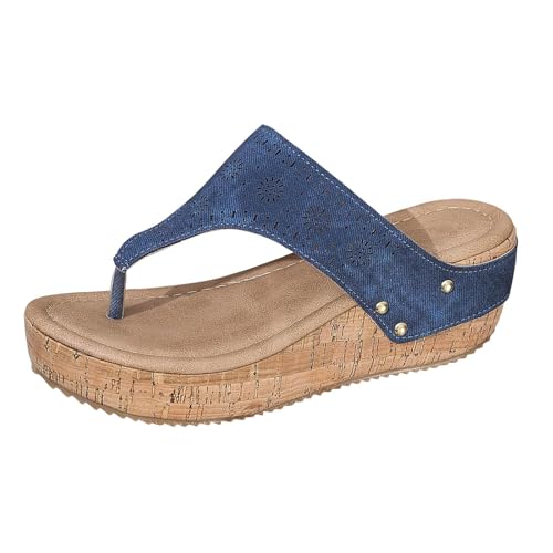 Schuhe Gefüttert Damen -Wedges & Plateau-Sandalen Sommersandalen mit Dicker Sohle, bequemer -Wedge, rutschfest Schwarze Hohe Schuhe Damen Absatz Winter Schuhe Gefüttert Damen -Wedges & Plateau-Sandalen Sommersandalen mit Dicker Sohle, bequemer -Wedge, rutschfest Schwarze Hohe Schuhe Damen Absatz Winter von Generisch