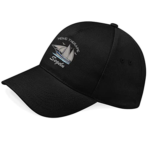 Segeln, Segelsport, Segler Besticktes Baseballcap Baseballkappe Cap Geschenkidee -K291-Schwarz von Generisch