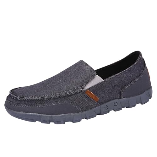 Segeltuchschuhe Herren Slipper,Freizeitschuhe Herren Ohne Schnüren Outdoorschuhe Verschleißfest Flacheschuhe Weich Rutschfest Arbeitsschuhe Einfarbig Joggingschuhe Atmungsaktiv Walkingschuhe Segeltuchschuhe Herren Slipper,Freizeitschuhe Herren Ohne Schnüren Outdoorschuhe Verschleißfest Flacheschuhe Weich Rutschfest Arbeitsschuhe Einfarbig Joggingschuhe Atmungsaktiv Walkingschuhe von Generisch