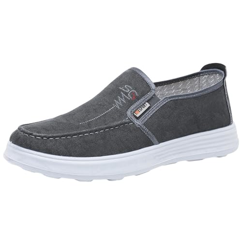 Segeltuchschuhe Herren Slipper,Leichte Arbeitsschuhe Herren Ohne Schnüren Freizeitschuhe Weich Bequem Flacheschuhe rutschfest Outdoorschuhe Verschleißfest Fitnessschuhe Modisch Walkingschuhe Segeltuchschuhe Herren Slipper,Leichte Arbeitsschuhe Herren Ohne Schnüren Freizeitschuhe Weich Bequem Flacheschuhe rutschfest Outdoorschuhe Verschleißfest Fitnessschuhe Modisch Walkingschuhe von Generisch