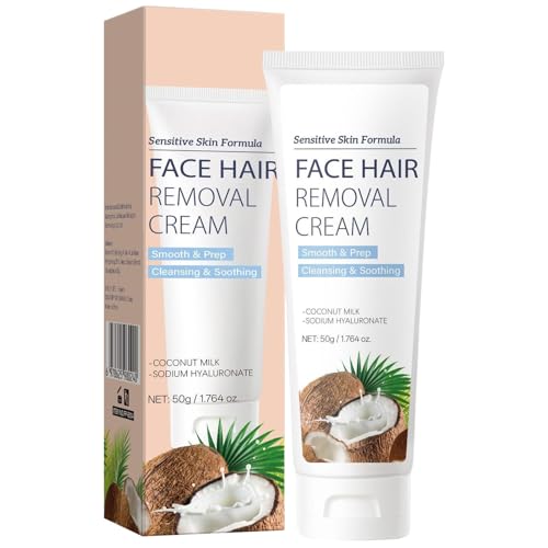 Sensitive Haarentfernungscreme,Frauen Gesichtshaarentferner Creme - 50g Enthaarungscreme Für Alltag, Freizeit & Urlaub Sensitive Haarentfernungscreme,Frauen Gesichtshaarentferner Creme - 50g Enthaarungscreme Für Alltag, Freizeit & Urlaub von Generisch