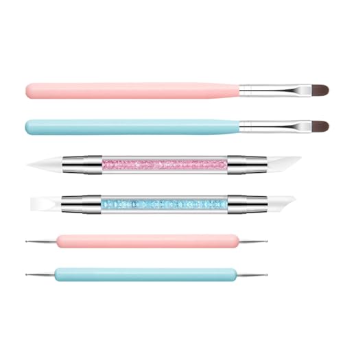 Silikon-Nagel-Werkzeuge, Silikon-Schnitzstift, Nageldesign-Werkzeuge, Detail-Gel-Skulptur, Maniküre-Set, Linerpinsel für Salon, Zuhause, Reisen Silikon-Nagel-Werkzeuge, Silikon-Schnitzstift, Nageldesign-Werkzeuge, Detail-Gel-Skulptur, Maniküre-Set, Linerpinsel für Salon, Zuhause, Reisen von Generisch