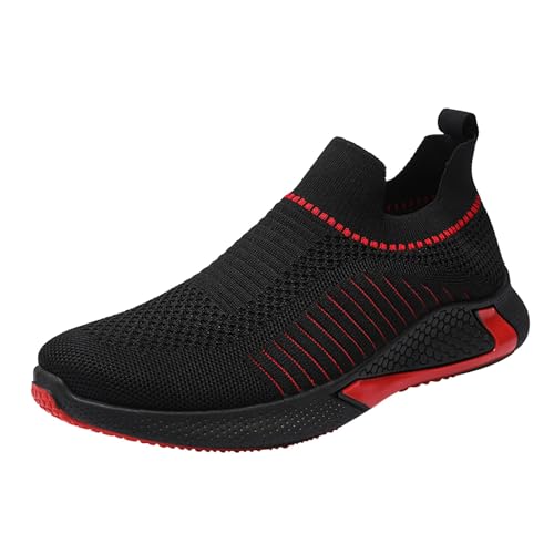 Slip On Sneaker Herren Turnschuhe Laufschuhe Sportschuhe Ohne Schnürsenkel Running Walking Outdoor Schuhe Bequeme Fitnessschuhe Atmungsaktive Plateau-Sneaker aus gestricktem Mesh für Herren Slip On Sneaker Herren Turnschuhe Laufschuhe Sportschuhe Ohne Schnürsenkel Running Walking Outdoor Schuhe Bequeme Fitnessschuhe Atmungsaktive Plateau-Sneaker aus gestricktem Mesh für Herren von Generisch