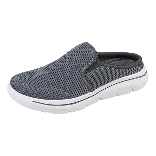 Slip On Sneakers Herren Mesh Pantoletten Damen Mit Fussbett Weich Plateau Schlappen Sportlich Hausschuhe Hinten Offen Freizeitsandale Weichen Slipper Mesh Joggingschuhe Atmungsaktive Sneaker Leicht Slip On Sneakers Herren Mesh Pantoletten Damen Mit Fussbett Weich Plateau Schlappen Sportlich Hausschuhe Hinten Offen Freizeitsandale Weichen Slipper Mesh Joggingschuhe Atmungsaktive Sneaker Leicht von Generisch