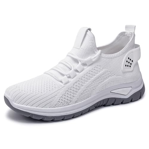 Slip-On-Walking-Turnschuhe, orthopädische Schuhe 2025, Damen, Sommer, Netz-Sneaker, bequem, atmungsaktiv, weiche Unterseite, Absorption, einfache Sport-Freizeitschuhe, weiß, 38.5 EU Slip-On-Walking-Turnschuhe, orthopädische Schuhe 2025, Damen, Sommer, Netz-Sneaker, bequem, atmungsaktiv, weiche Unterseite, Absorption, einfache Sport-Freizeitschuhe, weiß, 38.5 EU von Generisch