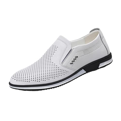 Slipper Herren Leder Slip On Fahren Schuhe Mesh Lederschuhe Flache Business Schuhe Casual Loafers Elegante Anzugschuhe rutschfest Sommerschuhe für Freizeit Arbeiten Büro Slipper Herren Leder Slip On Fahren Schuhe Mesh Lederschuhe Flache Business Schuhe Casual Loafers Elegante Anzugschuhe rutschfest Sommerschuhe für Freizeit Arbeiten Büro von Generisch