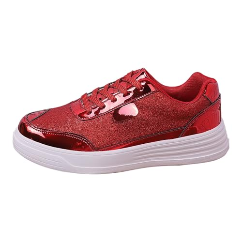 Sneaker Damen Sommer Freizeitschuhe Damen, Schnürer Halbschuhe Flache Leder Sportschuhe Gold Joggingschuhe Leichtgewichts Weichen Sohle Outdoorschuhe Pailletten Walkingschuhe Casual Schnürschuhe Sneaker Damen Sommer Freizeitschuhe Damen, Schnürer Halbschuhe Flache Leder Sportschuhe Gold Joggingschuhe Leichtgewichts Weichen Sohle Outdoorschuhe Pailletten Walkingschuhe Casual Schnürschuhe von Generisch