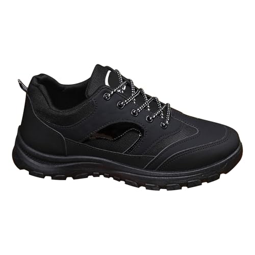 Sneaker Herren rutschfeste Wanderschuhe Trekkingschuhe - Flache Atmungsaktiv Walkingschuhe Sportschuhe Outdoor Schuhe - Bequeme Slip On Turnschuhe Laufschuhe Joggingschuhe Fitnessschuhe Sneaker Herren rutschfeste Wanderschuhe Trekkingschuhe - Flache Atmungsaktiv Walkingschuhe Sportschuhe Outdoor Schuhe - Bequeme Slip On Turnschuhe Laufschuhe Joggingschuhe Fitnessschuhe von Generisch
