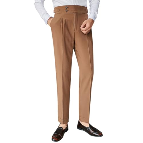 Sommerhose Herren, Elegante Basic Solide Trousers Stoffhose mit Klassischer Passform Stretch Slim Fit Leichte Flatfront Herren Hose Sommerhose Casual Bequeme Anzughose Chino Hose Sommerhose Herren, Elegante Basic Solide Trousers Stoffhose mit Klassischer Passform Stretch Slim Fit Leichte Flatfront Herren Hose Sommerhose Casual Bequeme Anzughose Chino Hose von Generisch