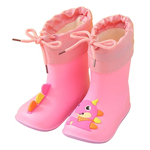 Sommerstiefeletten Mit Lochmuster - Wasserstiefel Hoch Gummistiefel Cartoon Babyschuhe Niedliche Regenstiefel Rutschfeste Regenschuhe Atmungsaktive Wanderschuhe Bequem Wasserschuhe-Gummischuhe von Generisch