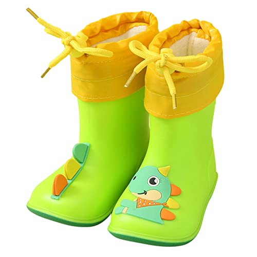 Sommerstiefeletten Mit Lochmuster - Wasserstiefel Hoch Gummistiefel Cartoon Babyschuhe Niedliche Regenstiefel Rutschfeste Regenschuhe Atmungsaktive Wanderschuhe Bequem Wasserschuhe-Gummischuhe von Generisch