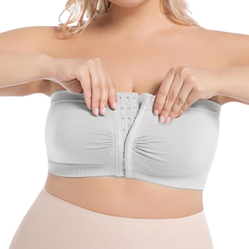 Sport Bustier Damen Damen Trägerloser BH Push up Mit Vorderer Schnalle Bustier Seamless Soft Super Bequemer Bandeau BH Starker Halt rutschfest Trägerloses Top Ohne Träger Tube Top Sport Bustier Damen Damen Trägerloser BH Push up Mit Vorderer Schnalle Bustier Seamless Soft Super Bequemer Bandeau BH Starker Halt rutschfest Trägerloses Top Ohne Träger Tube Top von Generisch