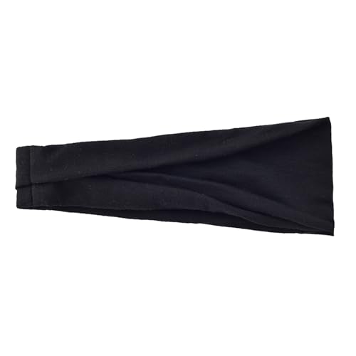 Sport-Stirnbänder für Damen und Herren, elastisch, weicher Stoff, rutschfeste Haarbänder, Haarkette für tägliches Training, Yoga, Laufen, Sport, Unisex Wander Ausrüstung Herren (Black, One Size) Sport-Stirnbänder für Damen und Herren, elastisch, weicher Stoff, rutschfeste Haarbänder, Haarkette für tägliches Training, Yoga, Laufen, Sport, Unisex Wander Ausrüstung Herren (Black, One Size) von Generisch