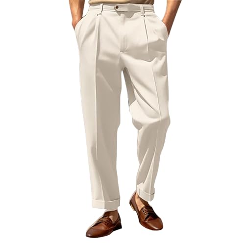 Sporthose Herren langgröße Fitness Schlafanzug Hosen Herren lang Sale Business Hose Herren schwarz Slim Chino Hose Herren Slim fit beige Anzughose männer Slim fit schwarz von Generisch