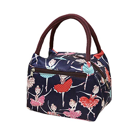 Sportliche Kuriertasche für Damen, Stofftasche, Freizeit, Lunchtasche, kleine Damentasche, Blumenmuster, Kuriertasche, Herren-Umhängetasche, e, Einheitsgröße von Generisch