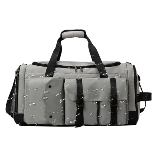 Sporttasche Damen | Große Wasserabweisende Reisetasche - Multifunktionale Sportduffel für Fitnesszubehör wie Handschuhe, Kleidung, Sprungseile, Handtücher, Bänder und Wasserflaschen Sporttasche Damen | Große Wasserabweisende Reisetasche - Multifunktionale Sportduffel für Fitnesszubehör wie Handschuhe, Kleidung, Sprungseile, Handtücher, Bänder und Wasserflaschen von Generisch