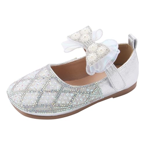 Strandschuhe Kinder Sommer Prinzessin Schuhe Bogen Sandalen Sommerschuhe Zehenschutz Kinder Flache Sandaletten Anti-Rutsch Bindegürtel Trekkingsandalen Gladiator Sandalen Pantoletten Römersandalen von Generisch