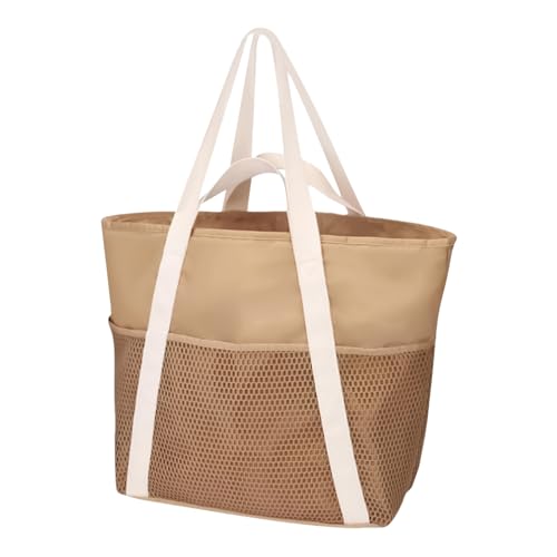 Strandtasche Für Damen - Wasser- & Sanddichte Strandtasche Mit Reißverschluss - Mode Reise Must-Have Für Make-Up Badeschuhe Handtücher Handys Sonnencreme Strandtasche Für Damen - Wasser- & Sanddichte Strandtasche Mit Reißverschluss - Mode Reise Must-Have Für Make-Up Badeschuhe Handtücher Handys Sonnencreme von Generisch