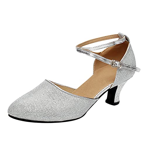 Tanzschuhe Damen Silber, Glitzer Pumps Damen: Pailletten Glitzer Schuhe Pailletten Schuhe Pumps Tanzschuhe Glänzend Elegantes Curvy Glitzerschuhe Vintage Lange Sexy Festival Tanzschuhe Damen Silber, Glitzer Pumps Damen: Pailletten Glitzer Schuhe Pailletten Schuhe Pumps Tanzschuhe Glänzend Elegantes Curvy Glitzerschuhe Vintage Lange Sexy Festival von Generisch