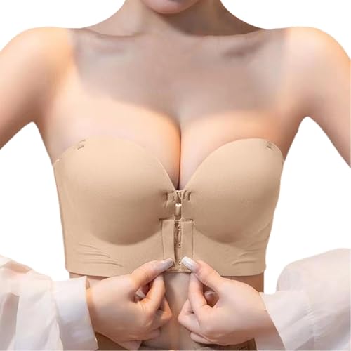 Trägerloser Bh, Trägerloser Bh Push Up Bandeau Top Ohne Träger Sport Rutschfestes Bralette Seamless Bra Nahtloser Tubetop Glatt Komfort Bügellos Bustier Trägerloser Bh, Trägerloser Bh Push Up Bandeau Top Ohne Träger Sport Rutschfestes Bralette Seamless Bra Nahtloser Tubetop Glatt Komfort Bügellos Bustier von Generisch
