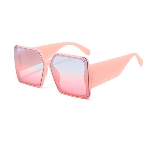 Trendige Sonnenbrille mit großem Rahmen für Herren und Damen, quadratisch, Sonnenschutz, Farbe: A, Größe: M, g, Einheitsgröße Trendige Sonnenbrille mit großem Rahmen für Herren und Damen, quadratisch, Sonnenschutz, Farbe: A, Größe: M, g, Einheitsgröße von Generisch