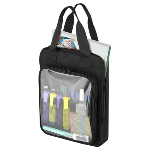 Trendiger Malbuch-Organizer, stilvolle tragbare Malbuchtasche, 32,6 x 26,7 x 10,9 cm, praktische, stabile Aufbewahrungstasche für Poster, Tafeln, Malerei, Lesematerial, Schwarz , Refer to description Trendiger Malbuch-Organizer, stilvolle tragbare Malbuchtasche, 32,6 x 26,7 x 10,9 cm, praktische, stabile Aufbewahrungstasche für Poster, Tafeln, Malerei, Lesematerial, Schwarz , Refer to description von Generisch