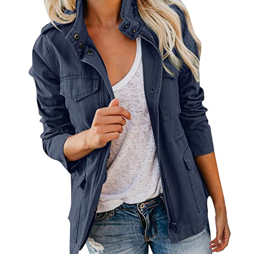 Übergangsjacke Damen Lang Reduziert - Große Größen Safari Kleidung Trenchcoat Druckknöpfen Leicht Mehr Taschen Bomberjacke Boyfriend Utility Fliegerjacke Frühlingsjacke Stehkragen Elegant Modern Übergangsjacke Damen Lang Reduziert - Große Größen Safari Kleidung Trenchcoat Druckknöpfen Leicht Mehr Taschen Bomberjacke Boyfriend Utility Fliegerjacke Frühlingsjacke Stehkragen Elegant Modern von Generisch