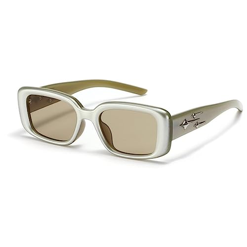 UV-Schutz, perlfarbene Sonnenbrille, bunt, für Damen, Herren, Reiseschattierungen, männlich, weiblich, UV400, Retro, grün, Einheitsgröße UV-Schutz, perlfarbene Sonnenbrille, bunt, für Damen, Herren, Reiseschattierungen, männlich, weiblich, UV400, Retro, grün, Einheitsgröße von Generisch