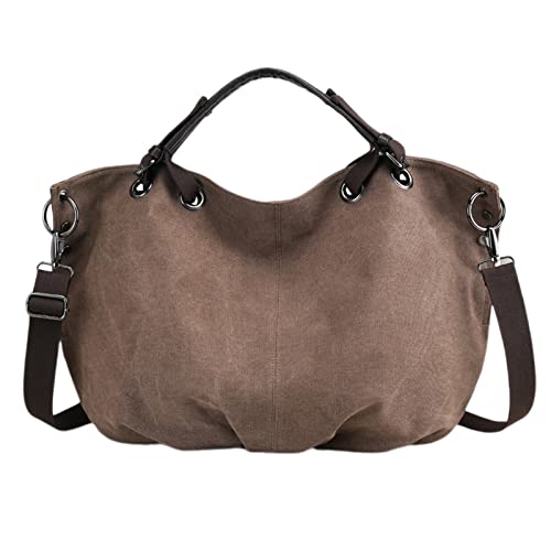 Umhängetaschen Camouflage Modische Tasche, Unisex, große Kapazität, modische Umhängetasche, Umhängetasche Jogginghose Herren Taschen (Coffee, One Size) von Generisch