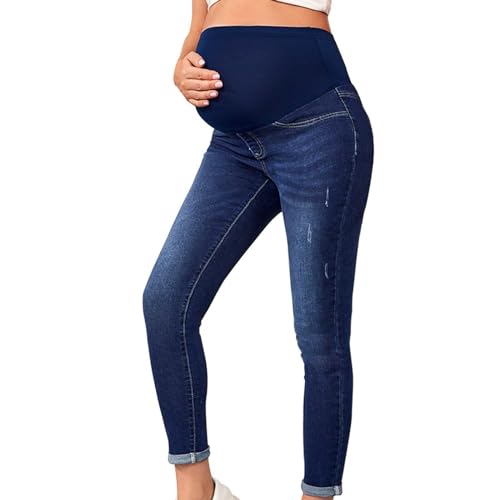 Umstandsmode Jeans Damen Skinny Fit Jeggings, mit Band für die gesamte Schwangerschaft, Geschenke für Schwangere Frauen - High Waist Jeans Damen Bequem Warm Umstandshose Winter Umstandskleidung Umstandsmode Jeans Damen Skinny Fit Jeggings, mit Band für die gesamte Schwangerschaft, Geschenke für Schwangere Frauen - High Waist Jeans Damen Bequem Warm Umstandshose Winter Umstandskleidung von Generisch