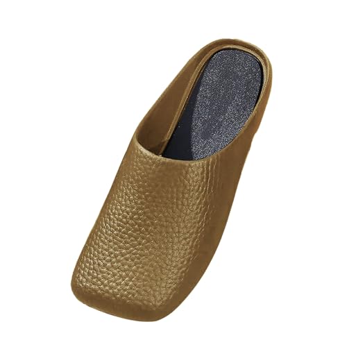 Vier Schuhe mit quadratischem Kopf-Design, Damenschuhe, modisch, für den Außenbereich, hochwertig, flach, 4 kann getragen werden, weiche Sohle, nicht müde Füße, lange Kapuzen-Bademäntel Vier Schuhe mit quadratischem Kopf-Design, Damenschuhe, modisch, für den Außenbereich, hochwertig, flach, 4 kann getragen werden, weiche Sohle, nicht müde Füße, lange Kapuzen-Bademäntel von Generisch