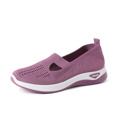 Walkingschuhe Damen Sneaker Sommer Schuhe Leicht Mokassins Weite H Vermascht Orthopädische Elegant Sportschuhe Atmungsaktive Lässige Komfort Sommerschuhe Turnschuhe Loafer Laufschuhe Bequeme Outdoor Walkingschuhe Damen Sneaker Sommer Schuhe Leicht Mokassins Weite H Vermascht Orthopädische Elegant Sportschuhe Atmungsaktive Lässige Komfort Sommerschuhe Turnschuhe Loafer Laufschuhe Bequeme Outdoor von Generisch