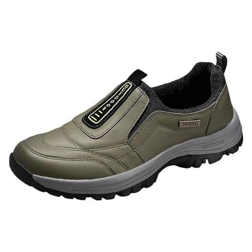 Wanderschuhe Herren Sommerschuhe Elegant Sneaker Sommer Turnschuhe Breite Füße Orthopädische Schuhe Joggingschuhe Atmungsaktive Sportschuhe Bequeme Schlupfschuhe Rutschfeste Laufschuhe Leichte von Generisch