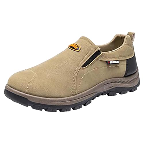 Wanderschuhe Herren Wildleder Arbeitsschuhe Herren Ohne Schnürsenkel Joggingschuhe Leicht Sneaker rutschfest Freizeitschuhe Flache Sohle Fitnessschuhe Einfarbig Walkingschuhe Casual Wanderschuhe Herren Wildleder Arbeitsschuhe Herren Ohne Schnürsenkel Joggingschuhe Leicht Sneaker rutschfest Freizeitschuhe Flache Sohle Fitnessschuhe Einfarbig Walkingschuhe Casual von Generisch