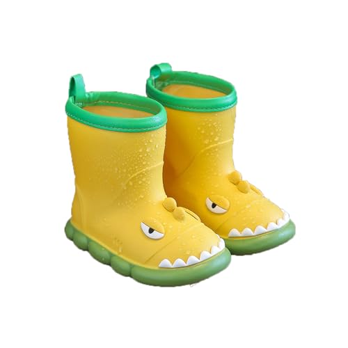 Wasserschuhe Kinder - Regenstiefel Jungen Gummistiefel Cartoon Regenstiefel Rutschfeste Niedliche Gummischuhe Wasserfest Wasserstiefel Atmungsaktive Freizeitschuhe Bequem Wasserschuhe-Babyschuhe von Generisch