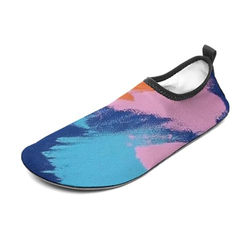 Wasserschuhe mit buntem Polygonal-Druck, für Damen und Herren, Barfuß, Aqua-Socken, Slipper, für Strand, Schwimmen, Surfen, Yoga, Übung, 3D1, XX-Large Wasserschuhe mit buntem Polygonal-Druck, für Damen und Herren, Barfuß, Aqua-Socken, Slipper, für Strand, Schwimmen, Surfen, Yoga, Übung, 3D1, XX-Large von Generisch