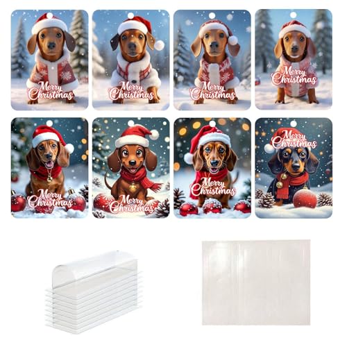 Weihnachts-Geldhalter für Bargeld – Hunde-Cartoon-Geldhalter – Weihnachtsanhänger, Feiertags-Ornamente mit Umschlägen für den Weihnachtsbaum Weihnachts-Geldhalter für Bargeld – Hunde-Cartoon-Geldhalter – Weihnachtsanhänger, Feiertags-Ornamente mit Umschlägen für den Weihnachtsbaum von Generisch