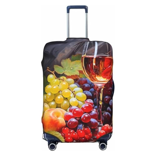 Weinglas-Kofferabdeckung, Gepäckschutz, Ernteobst, elastische Gepäckabdeckung, kratzfest, staubdicht, passend für 55,9 - 61 cm, mehrfarbig, L Weinglas-Kofferabdeckung, Gepäckschutz, Ernteobst, elastische Gepäckabdeckung, kratzfest, staubdicht, passend für 55,9 - 61 cm, mehrfarbig, L von Generisch