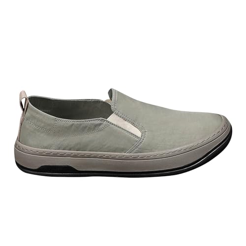 Weiße Herren-Turnschuhe, Freizeitschuhe, flach, rutschfest, leicht, Wildleder, einfarbig, bequem, elastisch, Anzugschuhe für Herren, grün, 39 1/3 EU Weiße Herren-Turnschuhe, Freizeitschuhe, flach, rutschfest, leicht, Wildleder, einfarbig, bequem, elastisch, Anzugschuhe für Herren, grün, 39 1/3 EU von Generisch