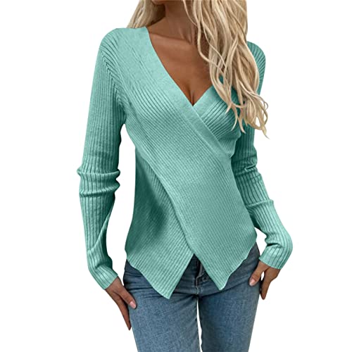 Winter Pullover Für Damen - Zipper Hoodie Damen Klamotten Teenager Mädchen Sweatshirtjacke Damen Strick Oberteil Damen Sommer Herbst Mode Damen Damen Sweatjacke Ohne Kapuze Jacken Damen Mädchen Sachen von Generisch