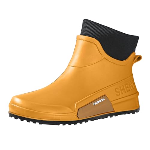 Winterstiefel Damen Herren GefüTtert Kurze Gummistiefel Regenstiefel - Warmes Wasserdicht Rain Boots Gummischuhe Kochschuhe - Outdoor Rutschfest Angelstiefel Regenschuhe Gartenschuhe Arbeitsschuhe Winterstiefel Damen Herren GefüTtert Kurze Gummistiefel Regenstiefel - Warmes Wasserdicht Rain Boots Gummischuhe Kochschuhe - Outdoor Rutschfest Angelstiefel Regenschuhe Gartenschuhe Arbeitsschuhe von Generisch